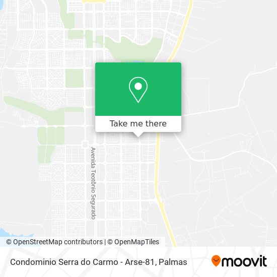 Mapa Condominio Serra do Carmo - Arse-81