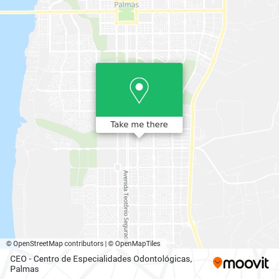 CEO - Centro de Especialidades Odontológicas map