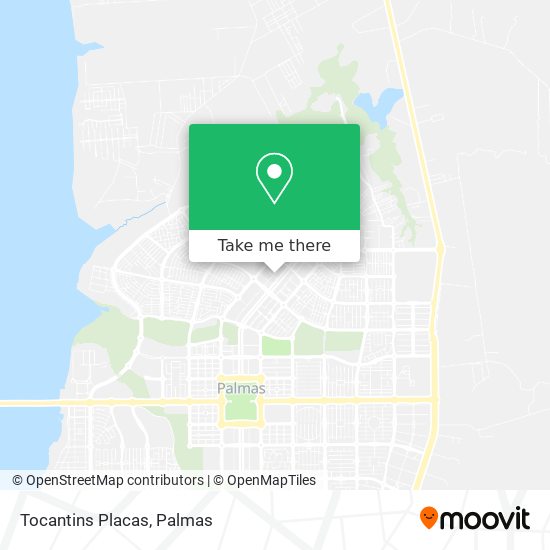 Tocantins Placas map