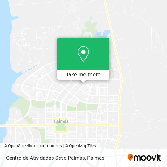 Centro de Atividades Sesc Palmas map
