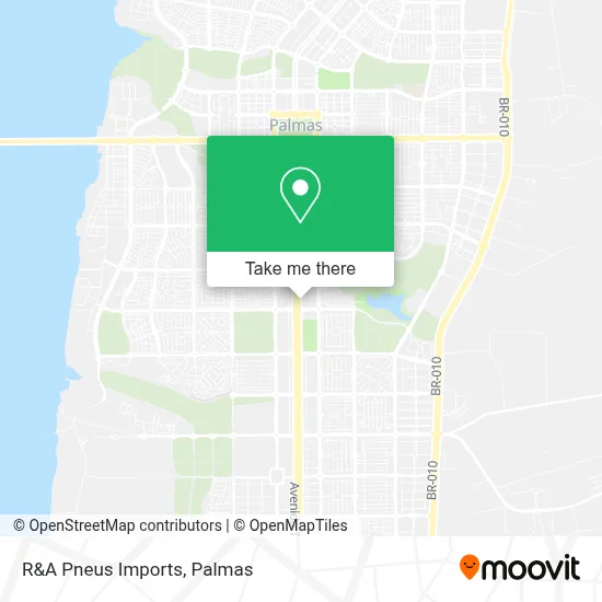 R&A Pneus Imports map