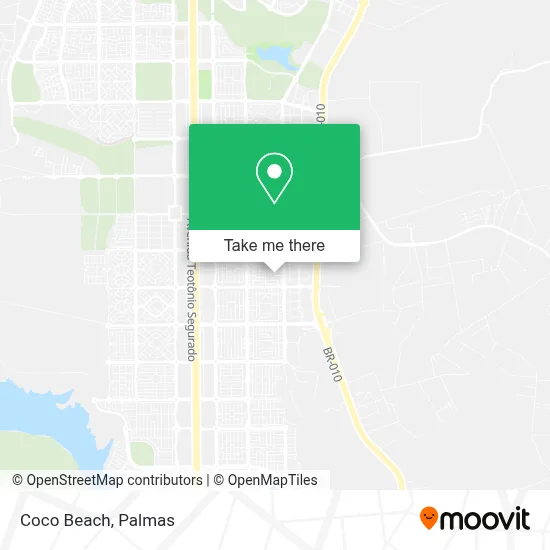 Coco Beach map