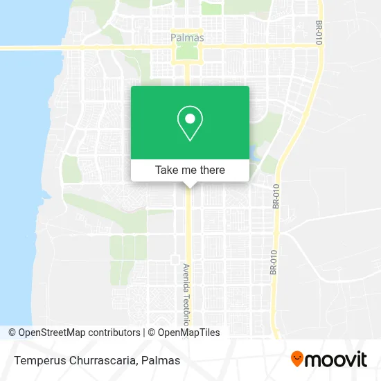 Temperus Churrascaria map