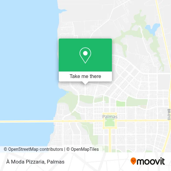 À Moda Pizzaria map