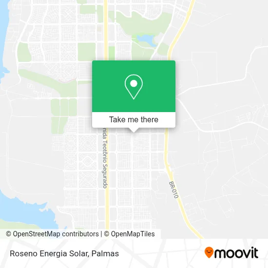 Roseno Energia Solar map