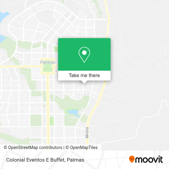 Colonial Eventos E Buffet map