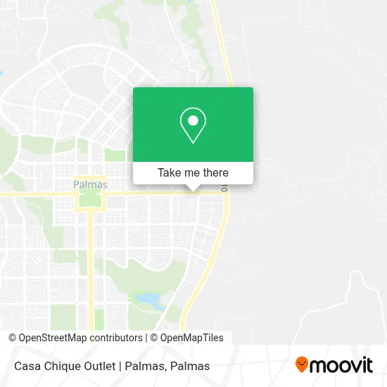 Casa Chique Outlet | Palmas map