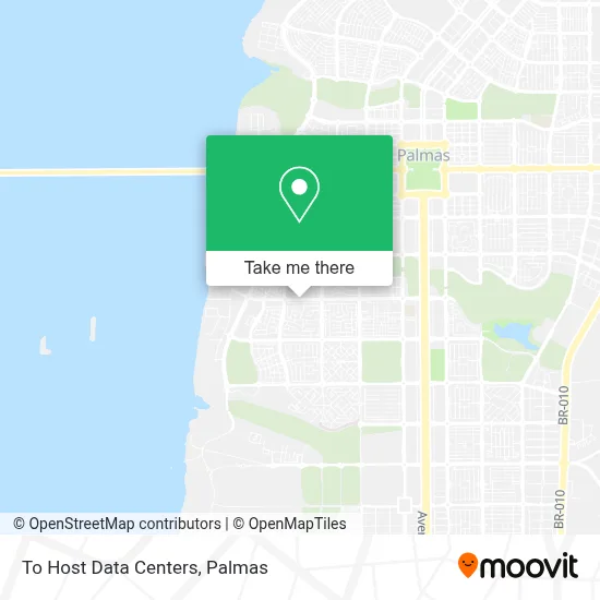 To Host Data Centers map