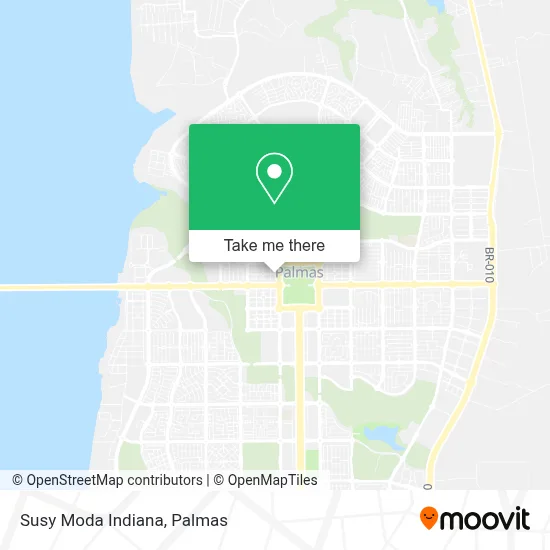 Susy Moda Indiana map