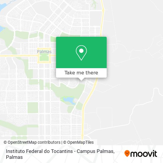 Instituto Federal do Tocantins - Campus Palmas map