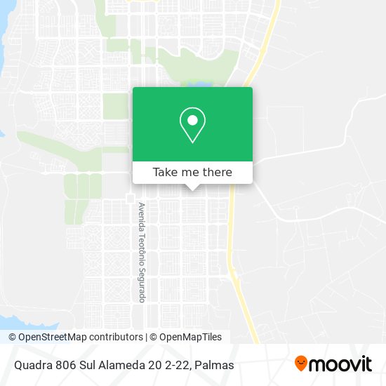 Quadra 806 Sul Alameda 20 2-22 map