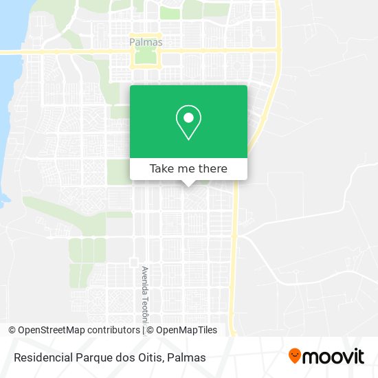 Residencial Parque dos Oitis map