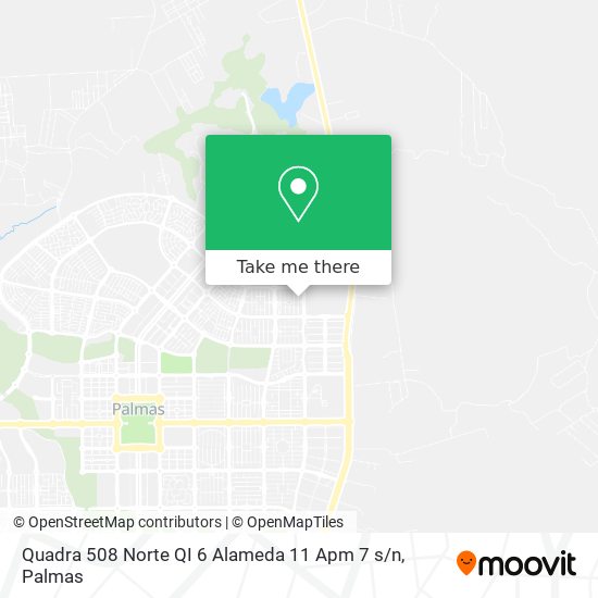 Quadra 508 Norte QI 6 Alameda 11 Apm 7 s / n map