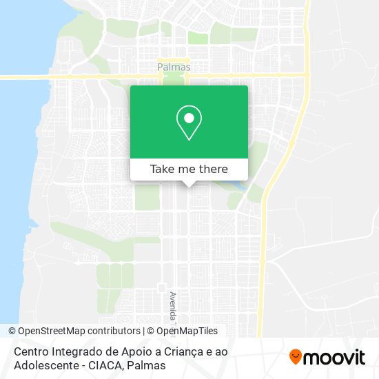 Centro Integrado de Apoio a Criança e ao Adolescente - CIACA map