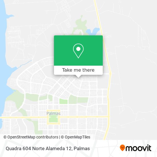 Quadra 604 Norte Alameda 12 map