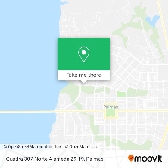 Quadra 307 Norte Alameda 29 19 map