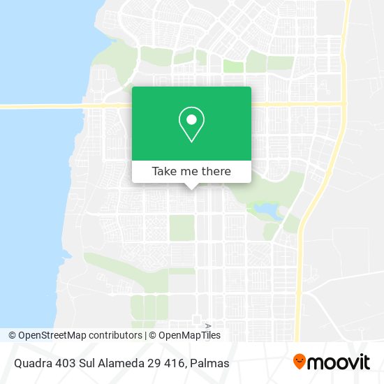 Quadra 403 Sul Alameda 29 416 map