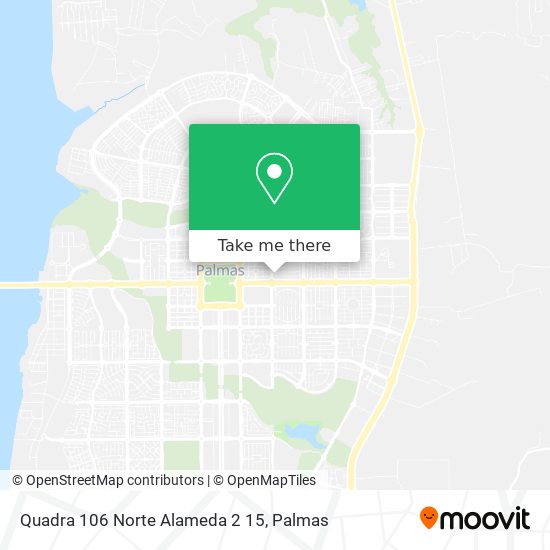 Quadra 106 Norte Alameda 2 15 map