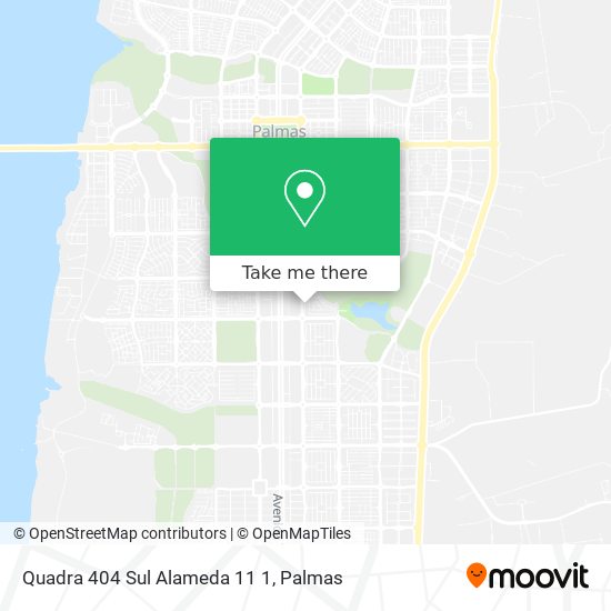 Quadra 404 Sul Alameda 11 1 map