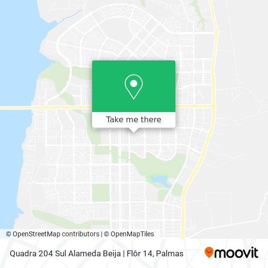 Quadra 204 Sul Alameda Beija | Flôr 14 map