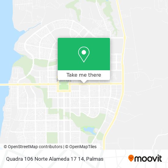 Quadra 106 Norte Alameda 17 14 map