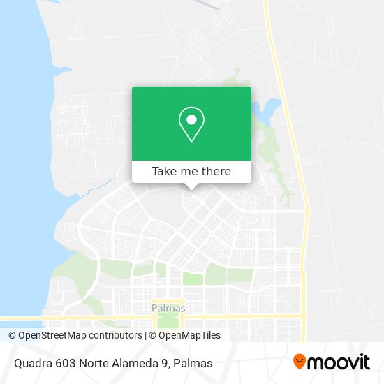 Quadra 603 Norte Alameda 9 map