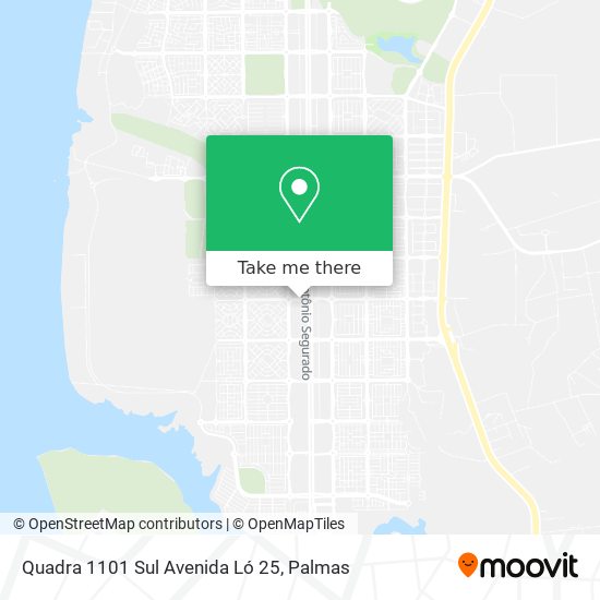 Quadra 1101 Sul Avenida Ló 25 map