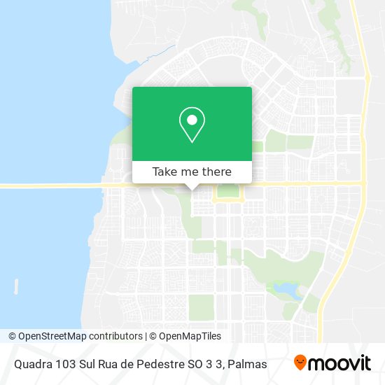 Quadra 103 Sul Rua de Pedestre SO 3 3 map