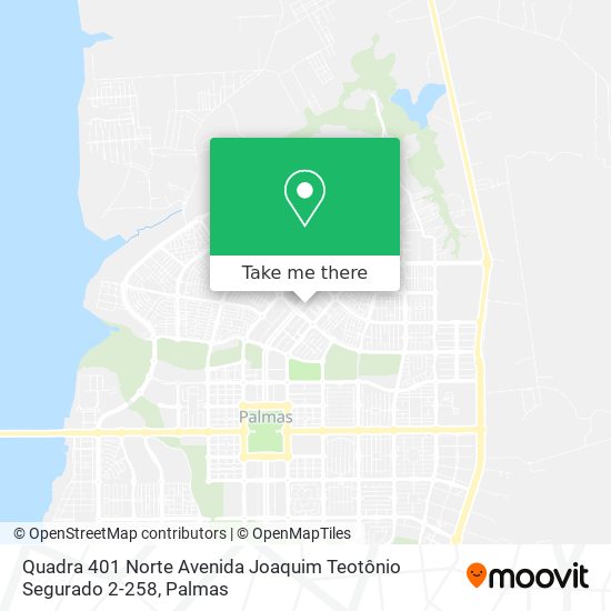 Quadra 401 Norte Avenida Joaquim Teotônio Segurado 2-258 map