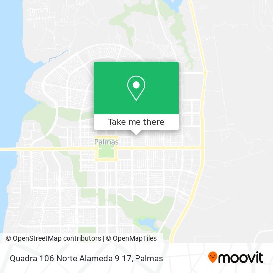 Quadra 106 Norte Alameda 9 17 map