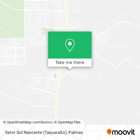 Setor Sol Nascente (Taquaralto) map