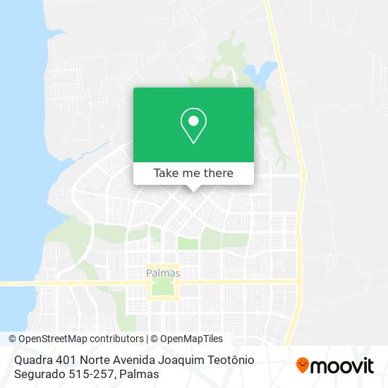 Quadra 401 Norte Avenida Joaquim Teotônio Segurado 515-257 map