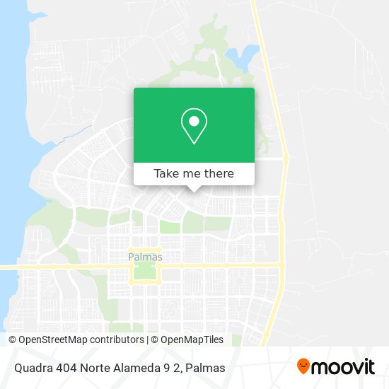Mapa Quadra 404 Norte Alameda 9 2