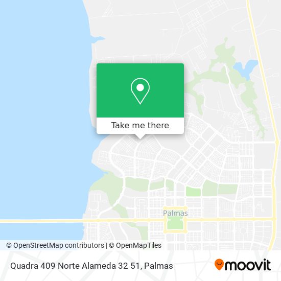 Quadra 409 Norte Alameda 32 51 map