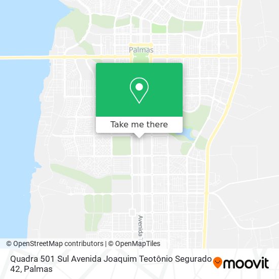 Quadra 501 Sul Avenida Joaquim Teotônio Segurado 42 map