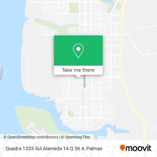 Quadra 1203 Sul Alameda 14 Q 36 4 map