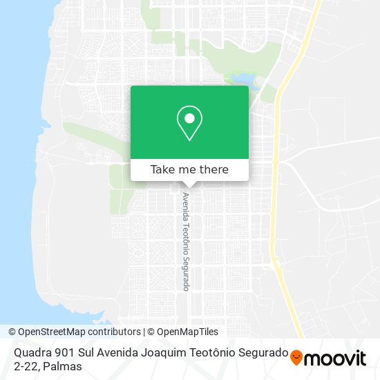 Quadra 901 Sul Avenida Joaquim Teotônio Segurado 2-22 map