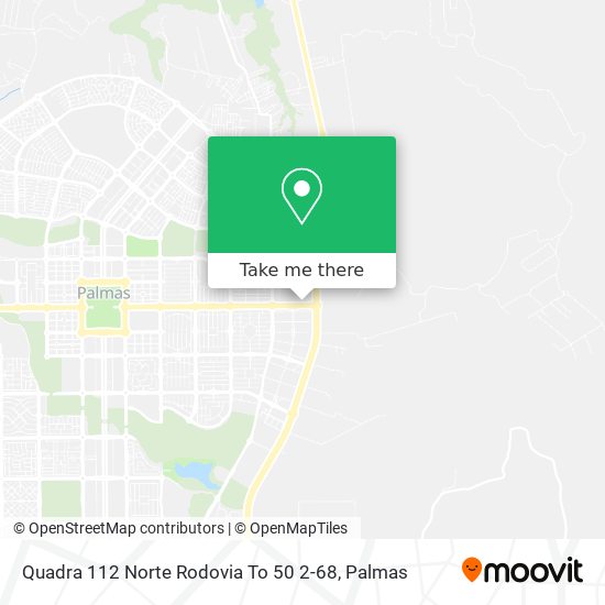 Quadra 112 Norte Rodovia To 50 2-68 map