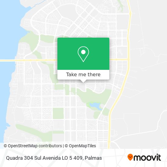 Quadra 304 Sul Avenida LO 5 409 map