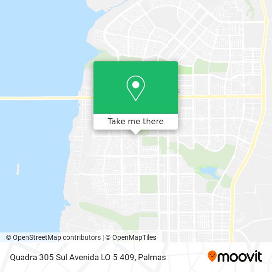 Quadra 305 Sul Avenida LO 5 409 map