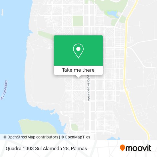 Quadra 1003 Sul Alameda 28 map