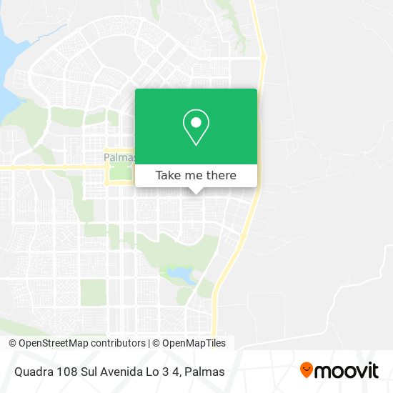 Quadra 108 Sul Avenida Lo 3 4 map
