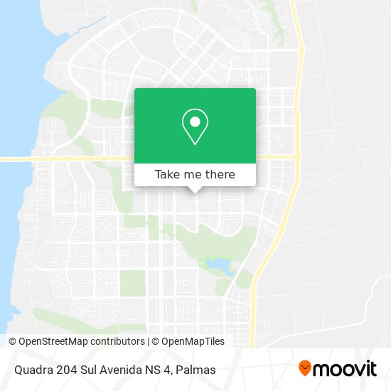 Quadra 204 Sul Avenida NS 4 map