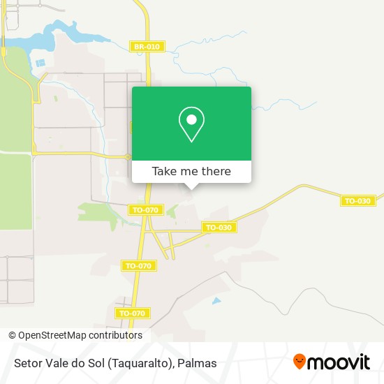 Setor Vale do Sol (Taquaralto) map