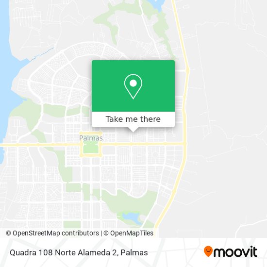 Quadra 108 Norte Alameda 2 map
