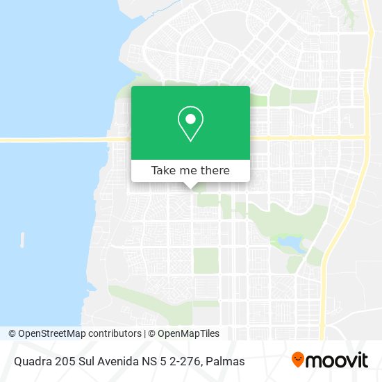 Quadra 205 Sul Avenida NS 5 2-276 map