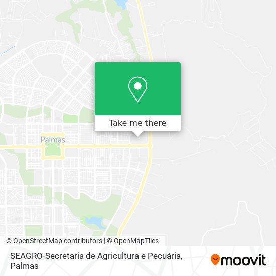 Mapa SEAGRO-Secretaria de Agricultura e Pecuária