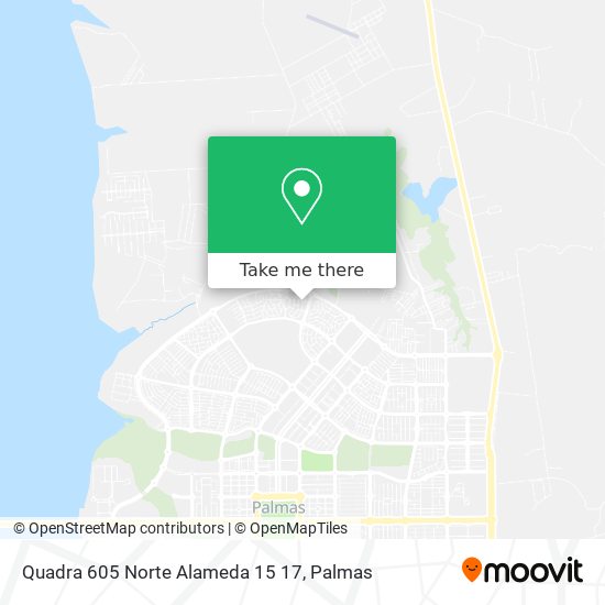 Quadra 605 Norte Alameda 15 17 map