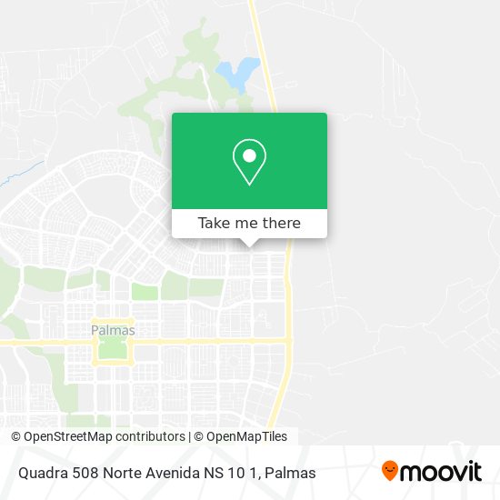 Quadra 508 Norte Avenida NS 10 1 map
