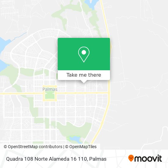 Quadra 108 Norte Alameda 16 110 map